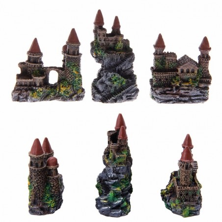 Aquarium Fish Tank Resin Tower CastleAquarium