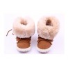 recém-nascido Toddler algodão macio grosso quente velo sapatos botas primeiro Walkers