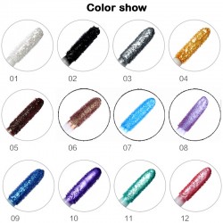 Waterproof metallic eyeshadow - liquid glitter - long lastingMake-Up