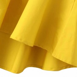 Casual Mini Ruffles vestido tônico