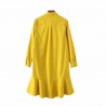 Casual Mini Ruffles vestido tônico