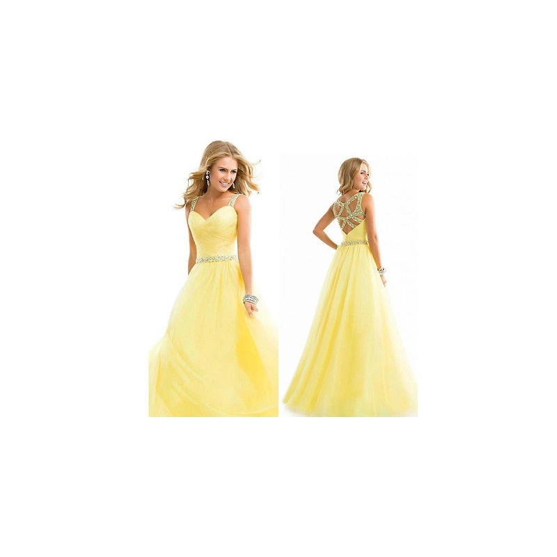 Long chiffon elegant yellow dressDresses Long chiffon elegant yellow dressDresses