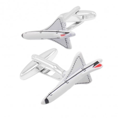 Aircraft Avião Cufflinks