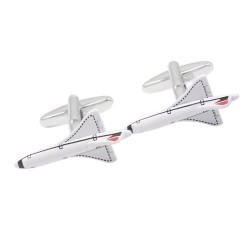 Aircraft Avião Cufflinks