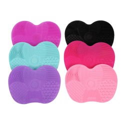Almofada de limpeza de escova de silicone