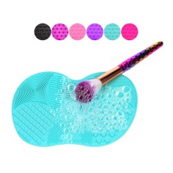 Almofada de limpeza de escova de silicone
