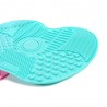 Almofada de limpeza de escova de silicone