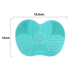 Almofada de limpeza de escova de silicone