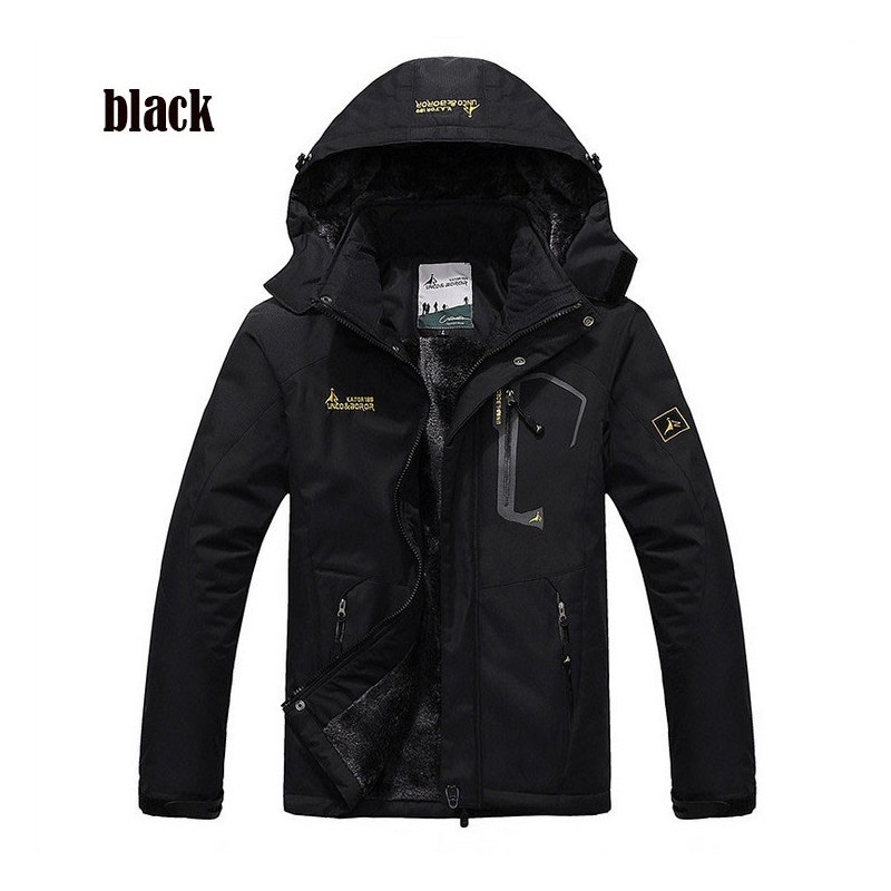 Water Resistant Windproof Thick Hooded Winter JacketJackets