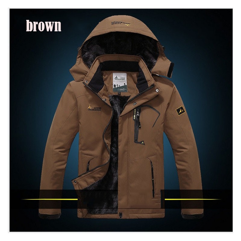 Water Resistant Windproof Thick Hooded Winter JacketJackets