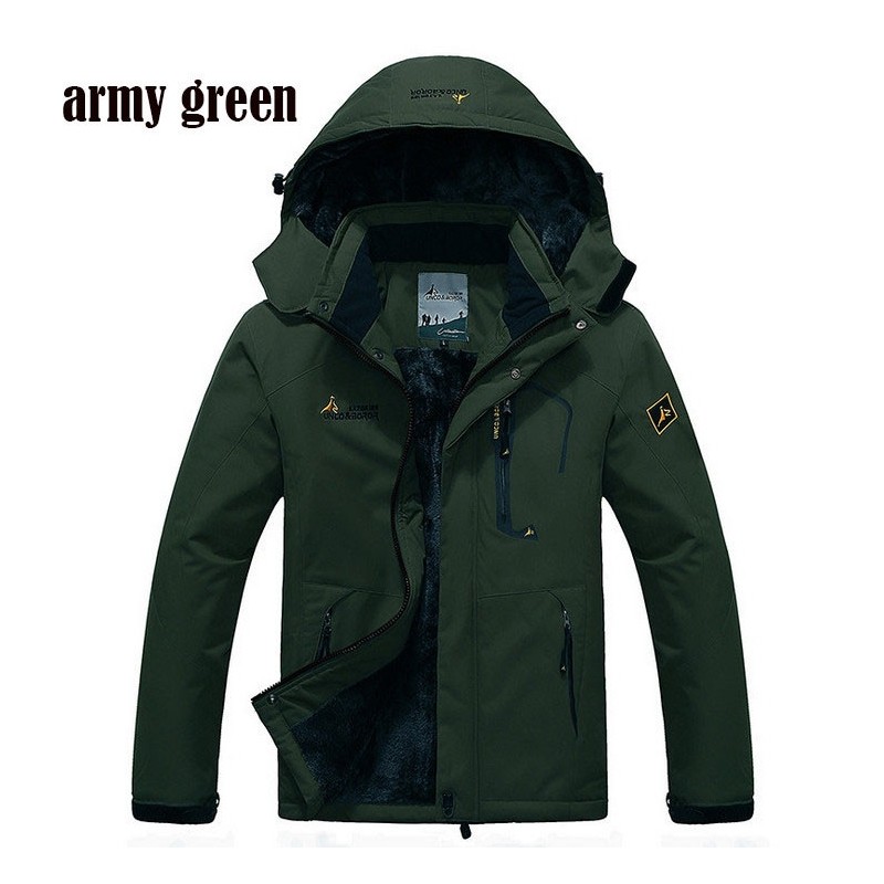 Water Resistant Windproof Thick Hooded Winter JacketJackets