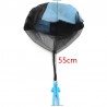 Paraquedas de mão com mini soldado - kite de brinquedo
