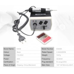 Máquina elétrica da broca da arte do pedicure da manicure 35W Pro