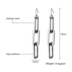 Triple Pin Long EarringsEarrings