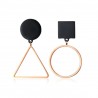 Asymmetrical geometric stud earringsEarrings