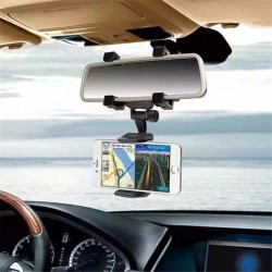 iPhone Samsung GPS Smartphone carro traseiro vista espelho 360 graus telefone titular