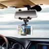 iPhone Samsung GPS Smartphone carro traseiro vista espelho 360 graus telefone titular