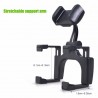 iPhone Samsung GPS Smartphone carro traseiro vista espelho 360 graus telefone titular