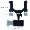 iPhone Samsung GPS Smartphone carro traseiro vista espelho 360 graus telefone titular