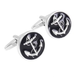 Cufflinks redondos âncora