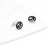 Cufflinks redondos âncora