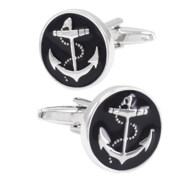 Cufflinks redondos âncora