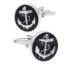 Cufflinks redondos âncora