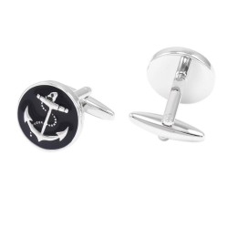 Cufflinks redondos âncora