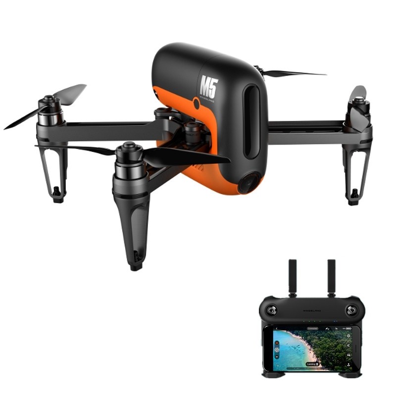 Wingland Fly M5 Sem escova GPS WIFI FPV 720P Câmera RC Drone Quadcopter RTF