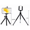 iPhone 8 7 6 5 S Smartphone Kit de lente de telescópio telefoto móvel tripé 12X