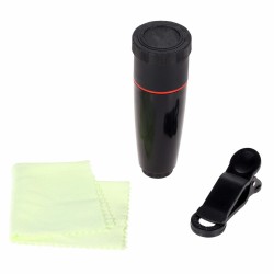 iPhone 8 7 6 5 S Smartphone Kit de lente de telescópio telefoto móvel tripé 12X