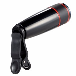 iPhone 8 7 6 5 S Smartphone Kit de lente de telescópio telefoto móvel tripé 12X