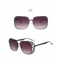 Vintage Steampunk Square Rhinestone Sunglasses GlassesSunglasses