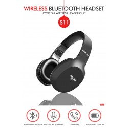 Salar S11 Wireless Headset Foldable Bluetooth Headphones With MicEar- & Headphones