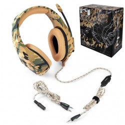 PS4 PC Computer Xbox One - camouflage headphones - headset with microphoneEar- & Headphones