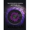 Lâmpada de mosquito USB Smart LED UV Mosquito Killer