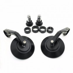 7/8" Rodada motocicleta traseira vista Bar-End espelhos conjunto