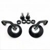 7/8" Round motorcycle rear view Bar-End mirrors setMirrors
