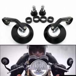 7/8" Rodada motocicleta traseira vista Bar-End espelhos conjunto