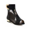 Mesh sandals boots with metal glamour decorationSandals