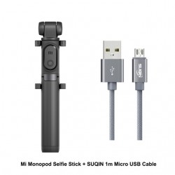 Original Xiaomi Handheld Mini tripé dobrável 2 em 1 Monopod Selfie Stick Bluetooth Wireless