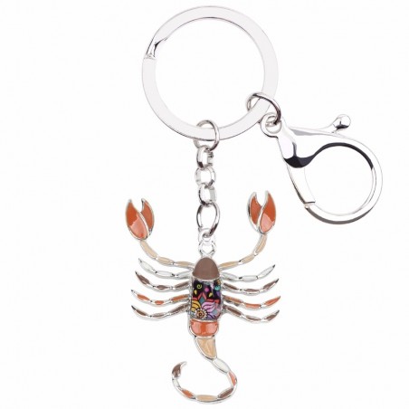 Scorpio Zodiac Sign Keychain KeyringKeyrings