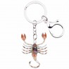 Scorpio Zodiac Sign Keychain KeyringKeyrings