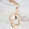 Crystal Eiffel Tower - keyring - keychainKeyrings