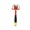 TX RX RC Drone RHCP 3dBi 60mm curto FPV Antena de 4 folhas SMA/RP-SMA