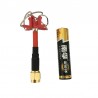 TX RX RC Drone RHCP 3dBi 60mm curto FPV Antena de 4 folhas SMA/RP-SMA