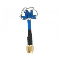 TX RX RC Drone RHCP 3dBi 60mm curto FPV Antena de 4 folhas SMA/RP-SMA