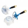 TX RX RC Drone RHCP 3dBi 60mm curto FPV Antena de 4 folhas SMA/RP-SMA