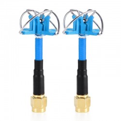 TX RX RC Drone RHCP 3dBi 60mm curto FPV Antena de 4 folhas SMA/RP-SMA