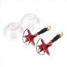 TX RX RC Drone RHCP 3dBi 60mm curto FPV Antena de 4 folhas SMA/RP-SMA
